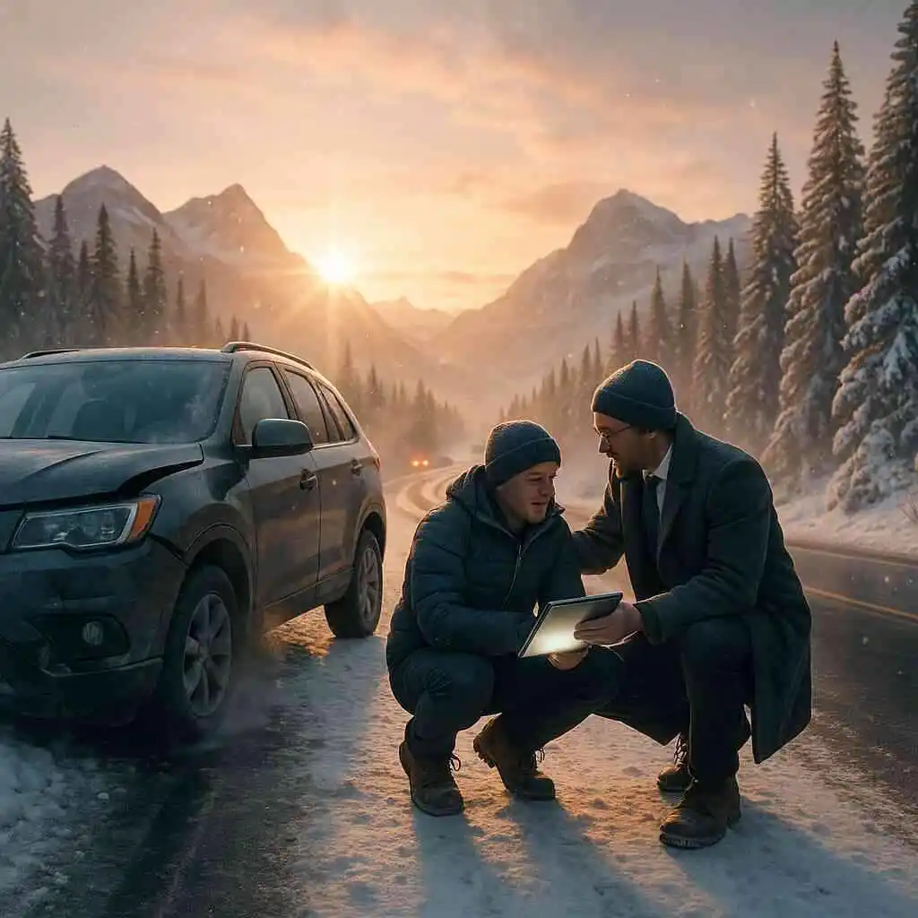 Personal Injury Law Locator Explains Montana Winter Crashes