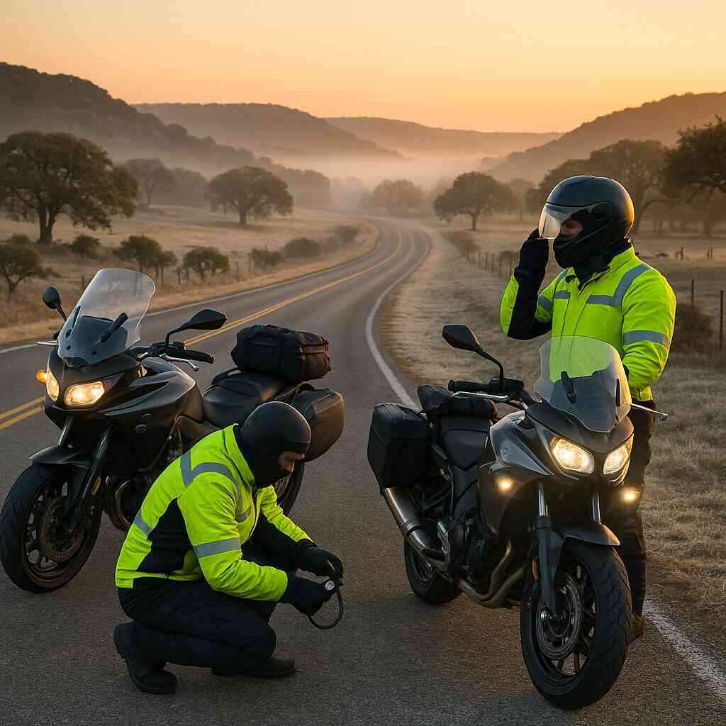 Texas Winter Motorcycle Tips from Personal Injury Law Locator