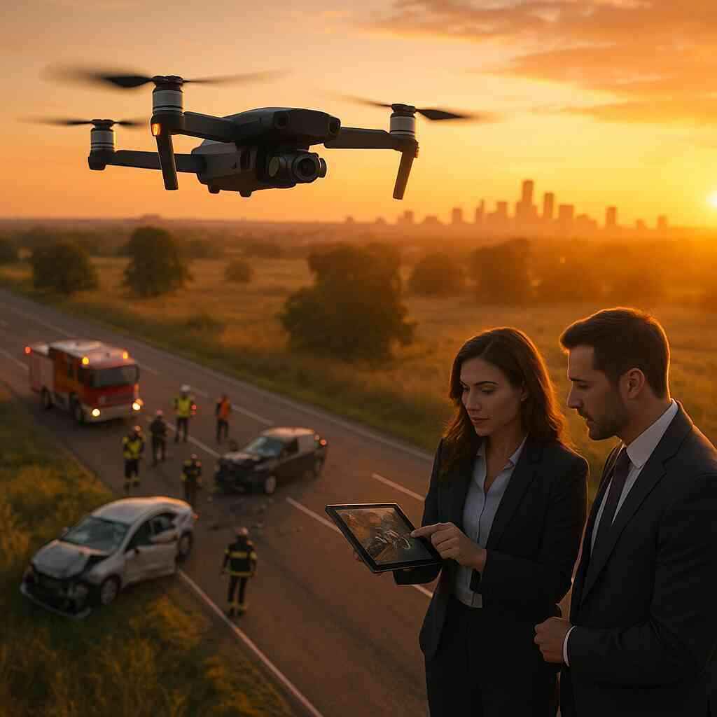 How Personal Injury Law Locator Uses Drone Data In Car Crash